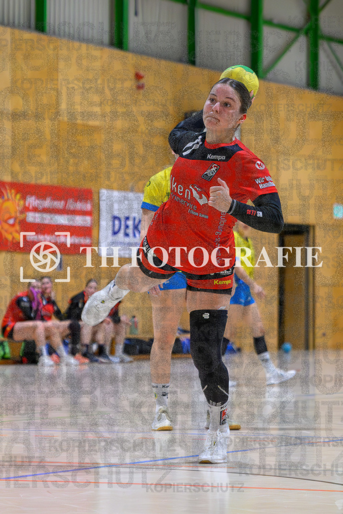 GER, SG Maulburg/Steinen - SV Allensbach 2, Handball, Suedbadenliga, 2. Spieltag, Saison 2023/2024, 14.10.2023 | Sharena Hasler (SG Maulburg/Steinen, #77)

GER, SG Maulburg/Steinen - SV Allensbach 2, Handball, Suedbadenliga, 2. Spieltag, Saison 2023/2024, 14.10.2023

Foto: TH Fotografie/Thomas Hess