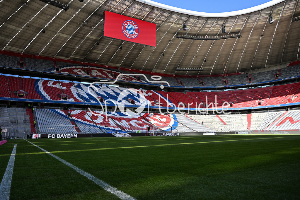 FC Bayern München - Bayer 04 Leverkusen | Die Allianz Arena in München wartet auf das Frauen Bundesligaspiel zwischen dem FC Bayern und Bayer Leverkusen / Symbolbild / Google Pixle Frauen-Bundsliga: FC Bayern München - Bayer 04 Leverkusen; Allianz Arena am 06.09.2025