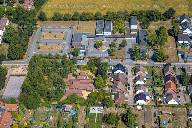 Hamm220809465HerringenPelkum | Luftbild, Friedrich-List-Berufskolleg, Kindergarten Arche Noah, Herringen, Hamm, Ruhrgebiet, Nordrhein-Westfalen, Deutschland