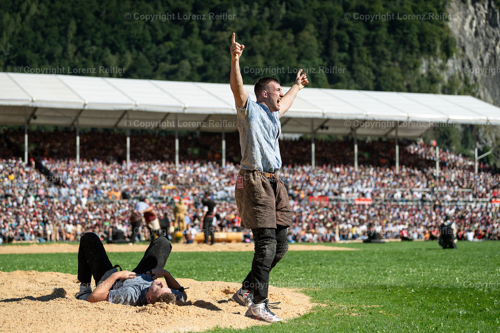 Schwingen -  ESAF Sonntag 2025 | Mollis, 31.8.25, Schwingen - ESAF Sonntag.