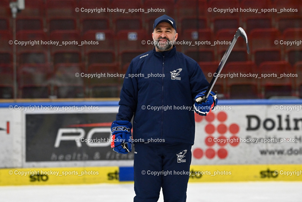 Eistrainig EC VSV mit Headcoach Pierre Allard | Eistrainig EC VSV mit Headcoach Pierre Allard, 1. Eistrainig EC VSV mit Headcoach Pierre Allard am 02.12.2025 in Villach (Stadthalle Villach), Austria, (Photo by Bernd Stefan)