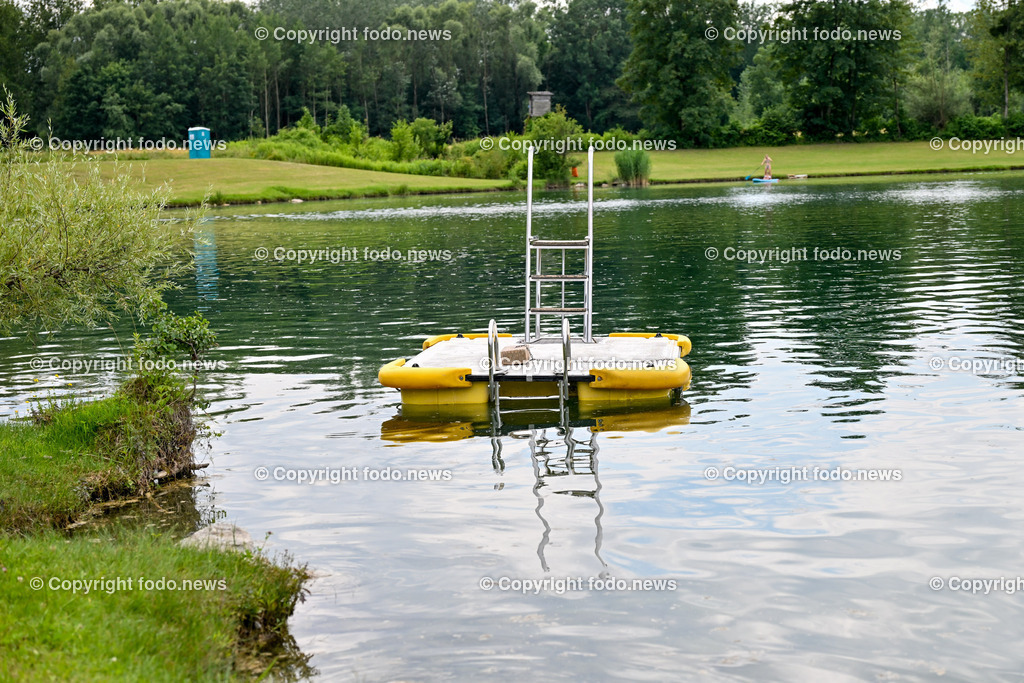 Goldwoerth_ Badeteich_ 23.06.2024-1 | 23.06.2024, Goldwoerth, AUT, Badeteich, im Bild Badeteich, Badeinsel, See, Teich, Ungluecksort, Ungluecksstelle