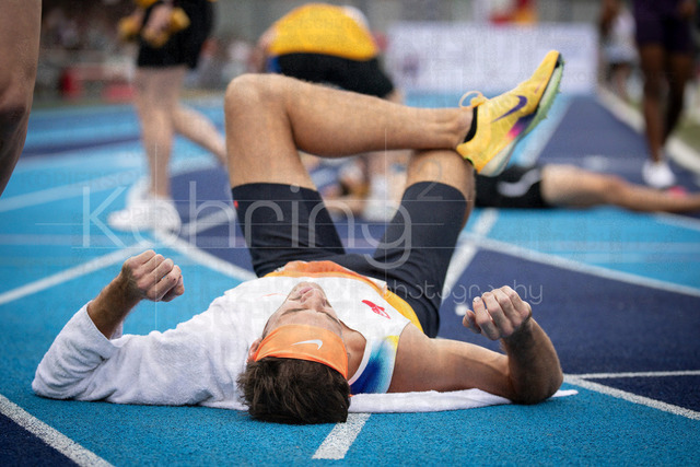 Multisport Event; Ratingen, 28.06.2026 | RATINGEN, GERMANY - JUNE 28, 2026 : Harrison Williams (USA / United States) after the decathlon’s 1500m during the Multisport Event at Stadion Ratingen on June 28, 2026 in Ratingen, Germany.