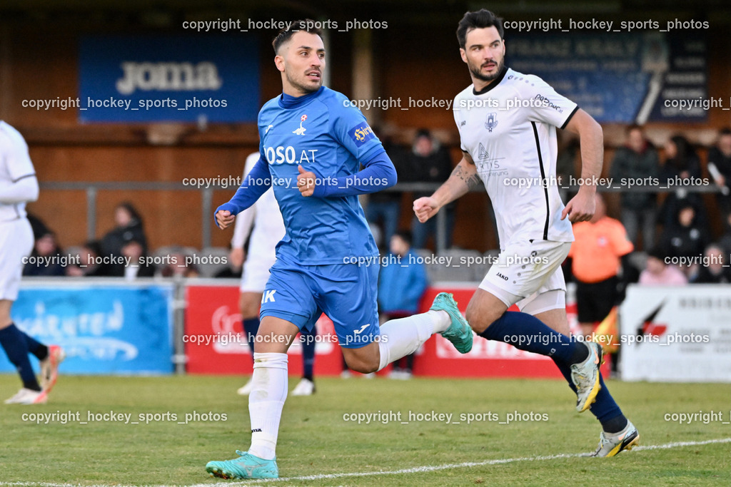 SAK vs. ATUS Velden 19.4.2024 | #10 Yosifov Svetlozar Angelov SAK, #5 Roland Putsche ATUS Velden, SAK vs. ATUS Velden 19.4.2024, SAK vs. ATUS Velden am 19.04.2024 in Klagenfurt (Sportpark Welzenegg), Austria, (Photo by Bernd Stefan)