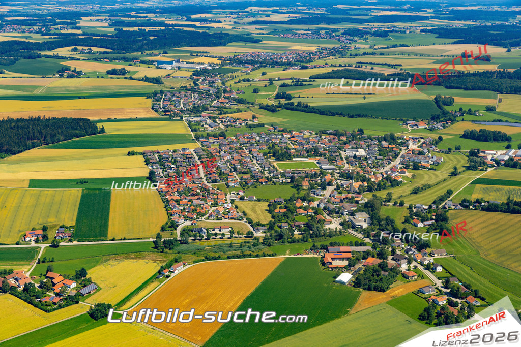 Aktuelles Luftbild von Bonbruck Bodenkirchen - Die Luftaufnahme wurde 2022 mittels UL-Flugzeug erstellt ( keine Drohne ) - hochauflösende Kamera-Systeme von  Canon -Beste Qualität - Für grossformatige Ausdrucke geeignet. Die Geschenkidee !