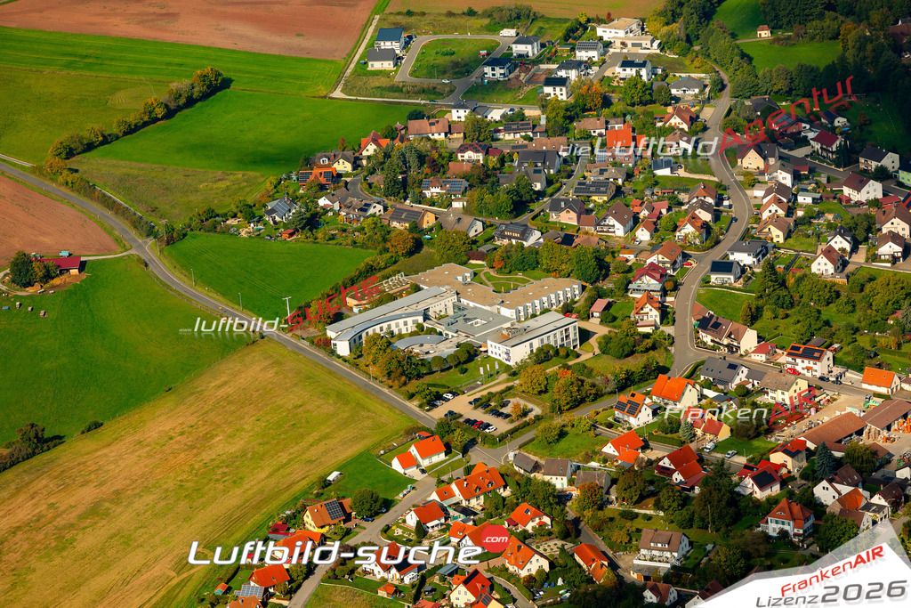 Geschenkidee Aschbach bei Schlüsselfeld -Die Luftbildaufnahme wurde 2025 vom UL-Flugzeug heraus erstellt ( keine Drohne ) - Hochauflösende Luftaufnahme -Nicht vergleichbar mit Google Maps oder Satelittenbilder- Die Geschenkidee !Mit Lizenz und Bildrechte bestellbar