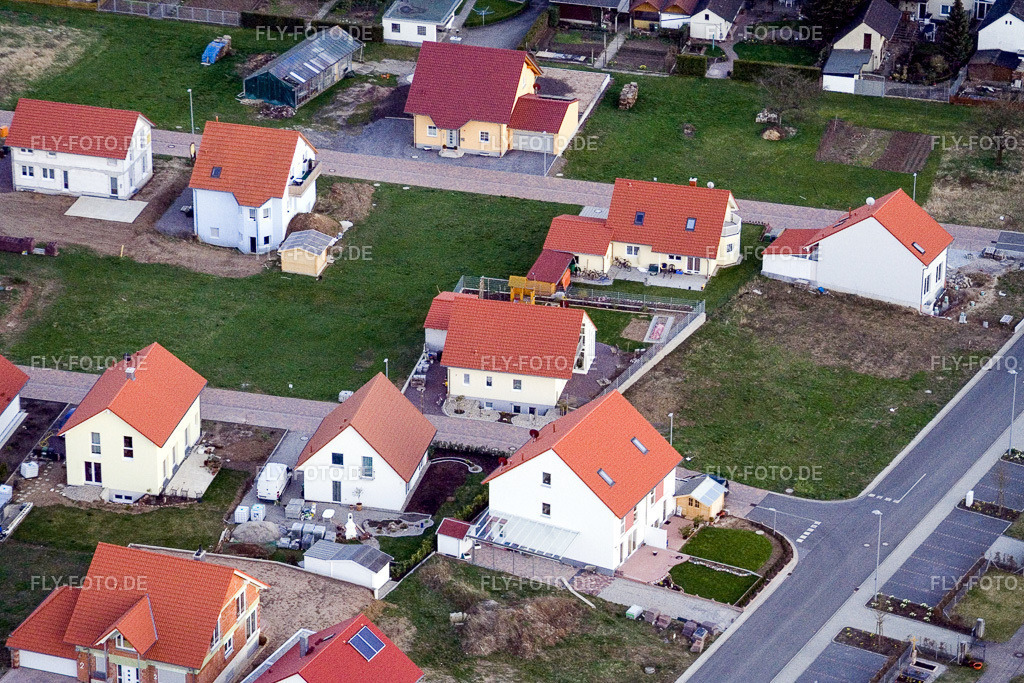 Neubaugebiet NO | Luftbild: Neubaugebiet NO im Ortsteil Schaidt in Wörth im Bundesland Rheinland-Pfalz in Deutschland. Foto: IMG_9903.jpg vom 18.03.2008 durch Werner Riehm/FLY-FOTO.de - Realisiert mit Pictrs.com