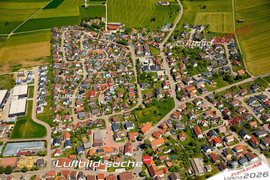 Luftaufnahme von Schechingen Vs Google Maps- Die Luftaufnahme wurde 2025 vom UL-Flugzeug heraus erstellt ( keine Drohne ) - Hochauflösende Luftaufnahme - für professionelle Ausdrucke geeignet. Die Geschenkidee !Mit Lizenz und Bildrechte bestellbar