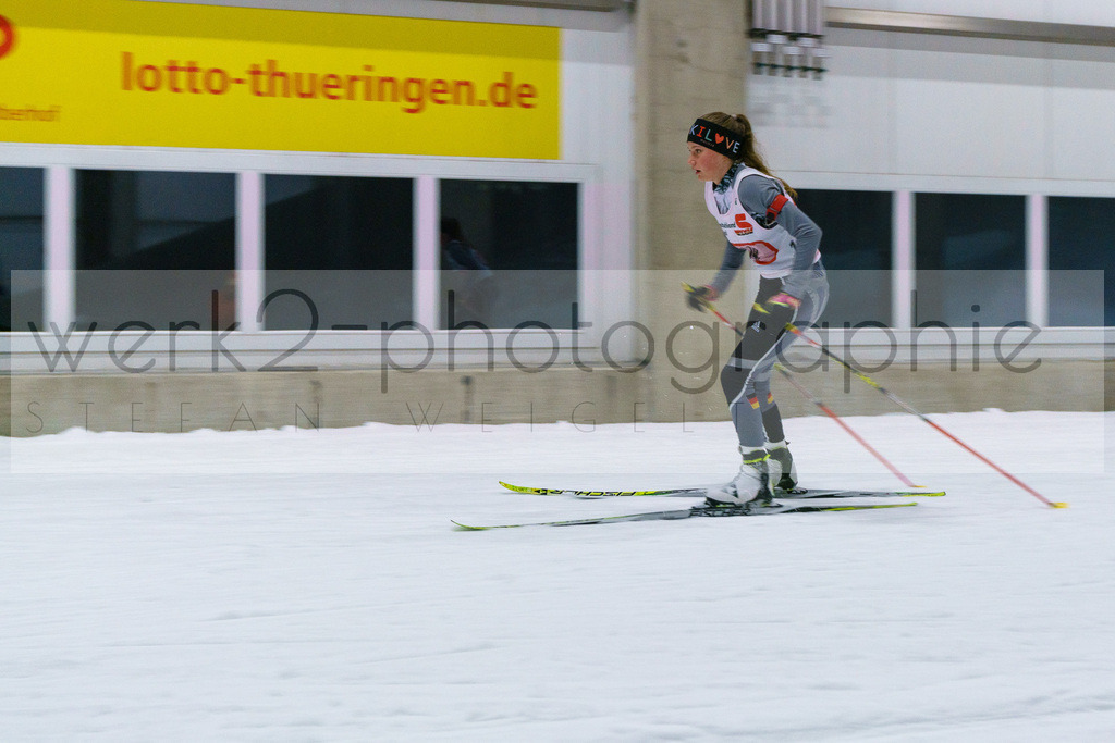 Testwettkampf Oberhof | Skihalle Oberhof am 14. Januar 2023