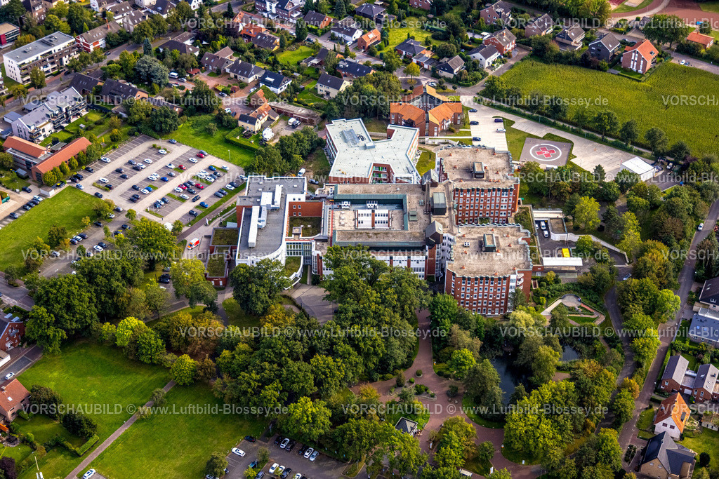 Dorsten230906212 | Luftbild, St. Elisabeth-Krankenhaus, Hardt, Dorsten, Ruhrgebiet, Nordrhein-Westfalen, Deutschland