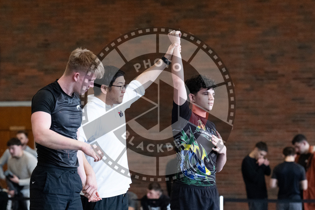 20251129PBB7763 | Fighters compete during the luta livre competition ILLCS XI winter edition on November 29, 2025 in Hannover, Germany.