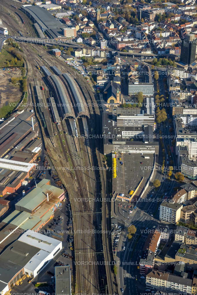 Hagen221015807 | Luftbild, Hauptbahnhof Hagen, Mittelstadt, Hagen, Ruhrgebiet, Nordrhein-Westfalen, Deutschland
