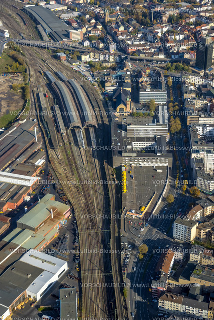 Hagen221015807 | Luftbild, Hauptbahnhof Hagen, Mittelstadt, Hagen, Ruhrgebiet, Nordrhein-Westfalen, Deutschland