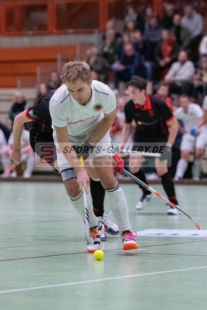 HK_20230113_102805 | 1. Bundesliga ( Halle ) Herren Crefelder HTC - DSD Düsseldorf am 13.1.2023 Crefelder HTC  ( CHTC ) Halle Glockenspitz , Krefeld , van Ehren Christian ( Crefelder HTC #16 )