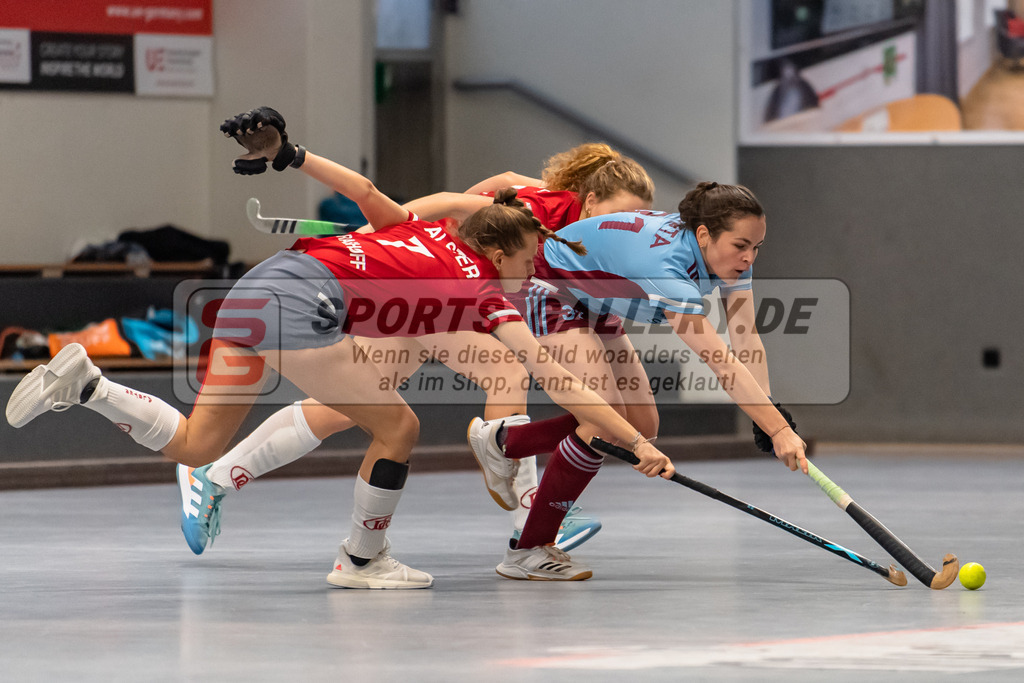 SM_20221218-D5A_6121-2 | 1.Bundesliga Hallenhockey (W) Nord/  DCadA - UHC, 6:6