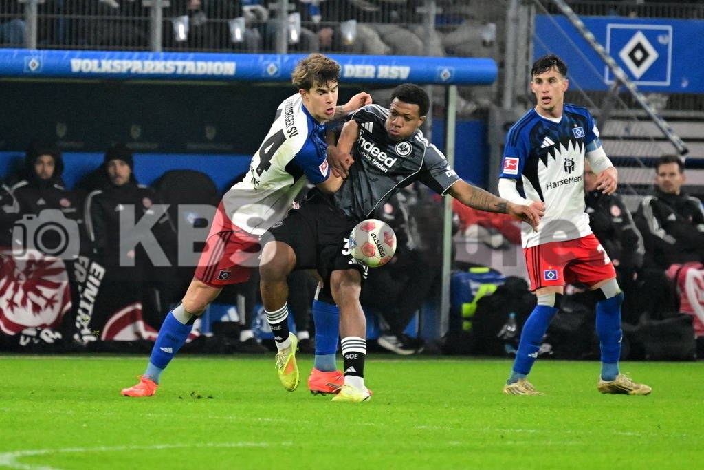 KBS Picture_HSV-Frankfurt_016 | v.l. Vuskovic Luka (HSV) , Ngankam Jessic (Eintr. Frankfurt) ,Sportplatz :  Volksparkstadion, - Realisiert mit Pictrs.com