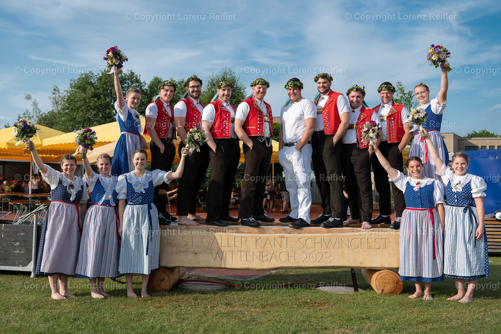 Schwingen -  St.Galler Kantonal 2023 | Wittenbach, 4.6.23, Schwingen - St.Galler Kantonal.