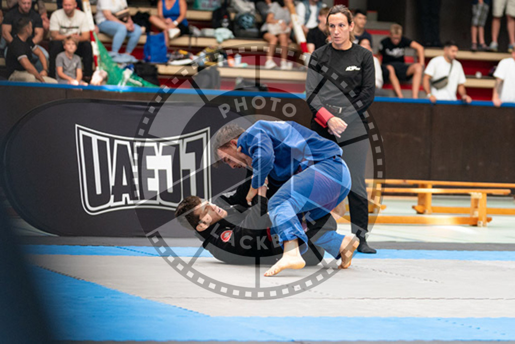 20230826PBB53065 | Fighters compete during the AJP INTLPRO BJJ and grappling competition in Hamburg, Germany, on August 26 2023.