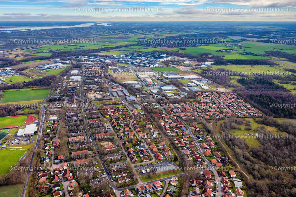 Stade_Ottenbeck_ELS_2614040223 | STADE 04.02.2023 Innenstadtbereich im Stadtgebiet im Ortsteil Ottenbeck in Stade im Bundesland Niedersachsen, Deutschland. // Cityscape of the district in the district Ottenbeck in Stade in the state Lower Saxony, Germany. Foto: Martin Elsen