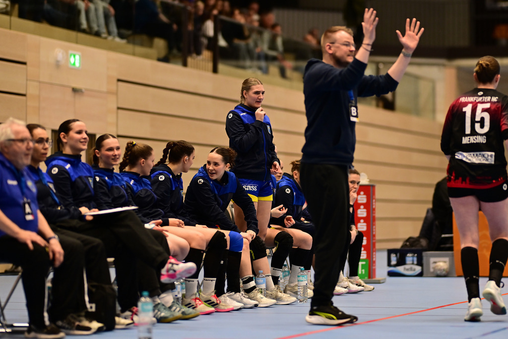 Handball I Frauen I Saison 2025-2026 I 3. Liga Staffel Nord I 11. Spieltag I Buxtehuder SV II - Frankfurter HC | Der Sportfotograf. - Realisiert mit Pictrs.com