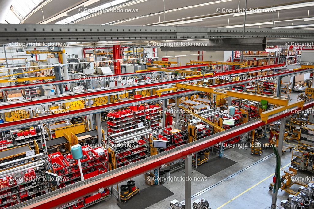 Rosenbauer International AG_ 19.07.2023-75 | 19.07.2023, Leonding, AUT, Rosenbauer International AG, im Bild Produktionshalle