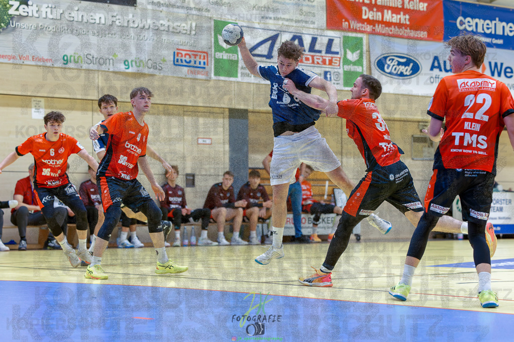 Jugendbundesliga A-Jugend; HSG Dutenhofen/Münchh. - HSG Rodgau Nieder-Roden | Jugendbundesliga A-Jugend; HSG Dutenhofen/Münchh. - HSG Rodgau Nieder-Roden am 07.12.2024 in Dutenhofen (Sporthalle Dutenhofen)Photo © 2024 - Jörg Heinrich - Realisiert mit Pictrs.com