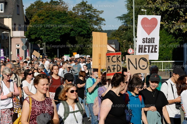 20240907-_11A2493-parteitag-afd-hofheim-HEN-FOTO | 07.09.2024 Landesparteitag der AfD in Hofheim am Taunus in der Stadthalle mit Protest Kundgebungen gegen Rechtsruck Rechtspopulismus Fest der Demokratie Foren Mahnwachen Menschenkette organisiert von "MTK gegen Rechts" (über 70 Organisationen) (Foto: Peter Henrich) - Realisiert mit Pictrs.com