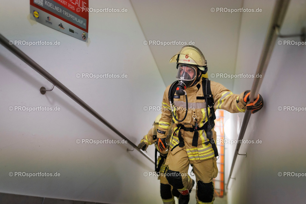 KölnTurm Treppenlauf; Köln, 03.08.2025 | Impressionen vom KölnTurm Treppenlauf am 03.08.2025 in Köln (Nordrhein-Westfalen). 