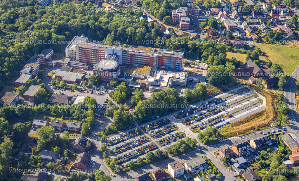 Hamm220700015 | Luftbild, St. Barbara-Klinik, Heessen, Hamm, Ruhrgebiet, Nordrhein-Westfalen, Deutschland