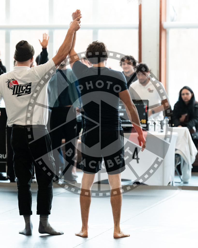 20251129PBB6559 | Fighters compete during the luta livre competition ILLCS XI winter edition on November 29, 2025 in Hannover, Germany.