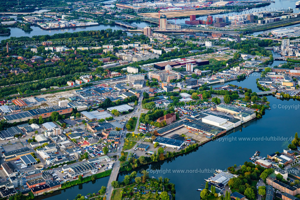 Hamburg_Rothenburgsort_ELS_5751200925 | HAMBURG 20.09.2025 Industrie- und Gewerbegebiet " Großmannstraße " an der Straße Bullenhuser Damm in Hamburg, Deutschland. // Industrial and commercial area " Grossmannstrasse " on street Bullenhuser Damm in Hamburg, Germany. Foto: Martin Elsen