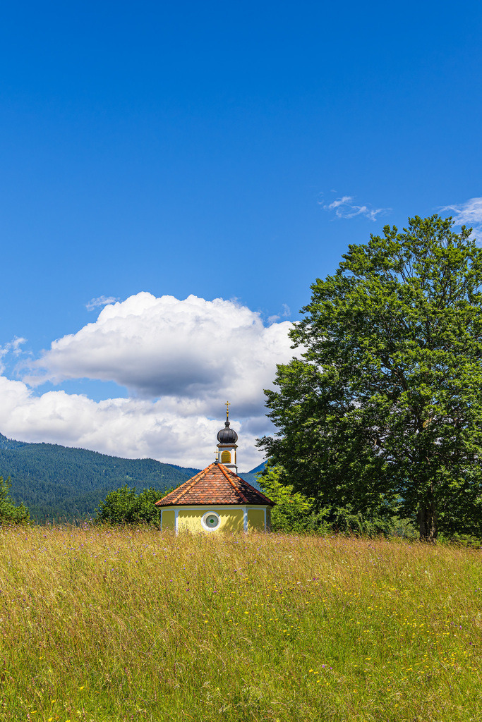 Die Kapelle Maria Rast bei Krün in Bayern | Die Kapelle Maria Rast bei Krün in Bayern.