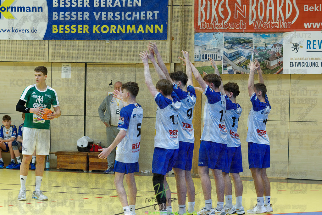mJC-Regionalliga, Halbfinale Hessenmeisterschaft; HSG Dutenhofen/Münchholzhausen - TSV Pfungstadt | mJC-Regionalliga, Halbfinale Hessenmeisterschaft; HSG Dutenhofen/Münchholzhausen - TSV Pfungstadt am 15.03.2025 in Münchholzhausen (Sporthalle Münchholzhausen)Photo © 2025 - Jörg Heinrich - Realisiert mit Pictrs.com