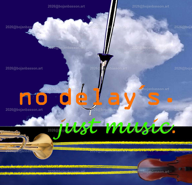 18E12-Wolkentrompete_txt1 | Ironische, lustige Fotomontagen, Fotodesign Musik, Musikinstrumente ohne KI. Klavier. Geigen. Violinen. Bratschen. Trompeten. Tubas. Cello. Celli. Kontrabass. Kaufen Sie die Bilder in einer geschützten Galerie bequem online. - Realisiert mit Pictrs.com