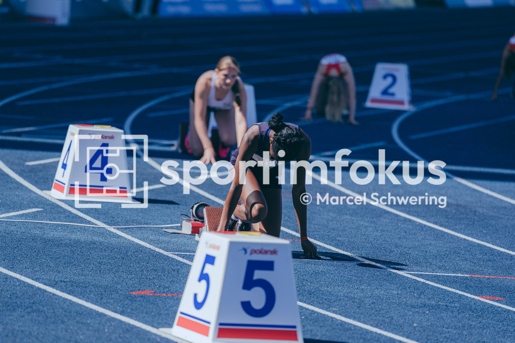 Deutsche Meisterschaften U20 / U16 2026 | Lois Amoako, Berlin Athletics Capital Club, 150, 400-Meter-Lauf, Deutsche Meisterschaften der U20 &amp; U16 2026, Lohrheidestadion Bochum-Wattenscheid, 10.07.2026. Foto: Marcel Schwering / sportimfokus - Realisiert mit Pictrs.com