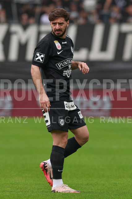 SK Puntigamer Sturm Graz vs TSV Egger Glas Hartberg – Championship Group    | Graz, Austria, 12.Apr.26 - SOCCER - ADMIRAL Bundesliga, SK Puntigamer Sturm Graz vs TSV Egger Glas Hartberg. The image shows Otar Kiteishvili (STU).    