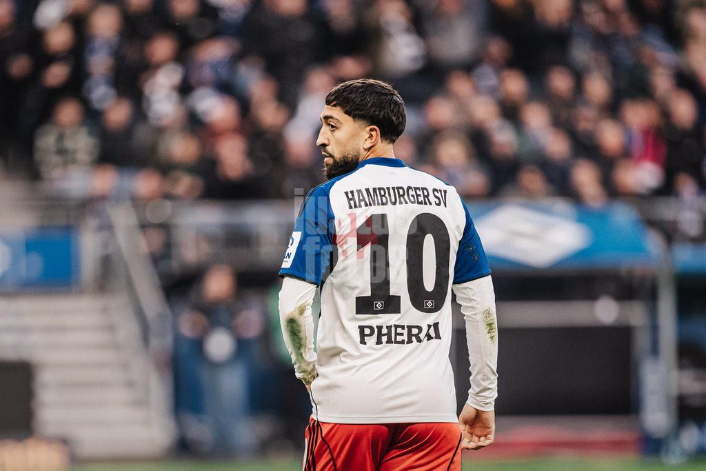 Fußball | Männer | Saison 2025/2026 | 1. Fußball-Bundesliga | 8. Spieltag | Hamburger SV vs. VfL Wolfsburg | 25.10.2025 | Immanuel Pherai (#10, HSV)