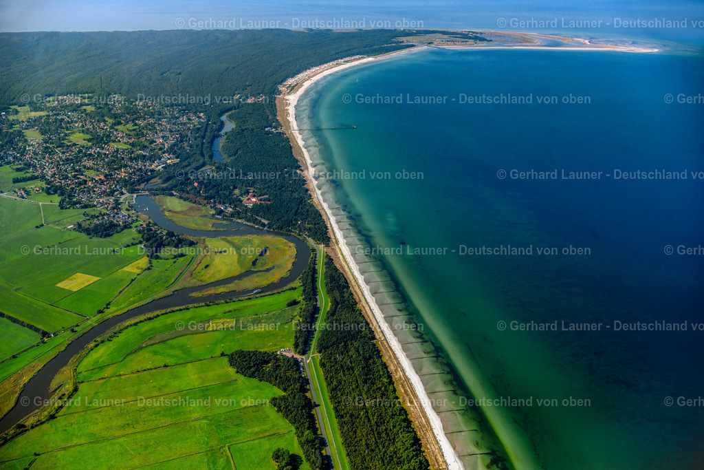 4061834 | Nationalpark Vorpommersche Boddenlandschaft, PREROW 08.09.2021 Küsten- Landschaft am Sandstrand der Ostsee in Prerow im Bundesland , Deutschland. // Coastline on the sandy beach of Baltic Sea in Prerow in the state , Germany. Foto: Gerhard Launer