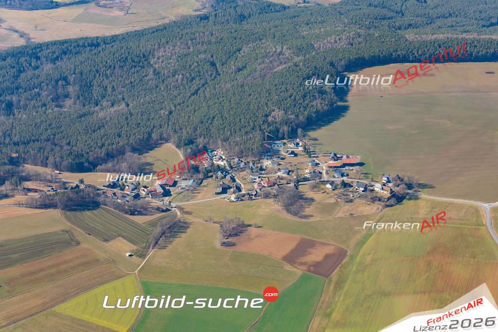 Die Luftbildaufnahme Forkenhof -  wurde 2019 mittels Flugzeug (keine Drohne) erstellt. Perfekte Schärfe und Druck- Ergebnisse- Garantiert!