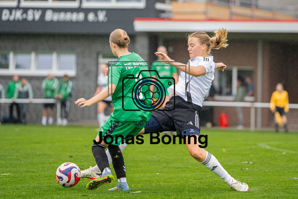 Fußball I Frauen I Saison 2026-2027 I Oberliga Niedersachsen I 2. Spieltag I DSJ SV Bunnen - TuS Büppel I 2024 | jns.sportfotos - Realisiert mit Pictrs.com