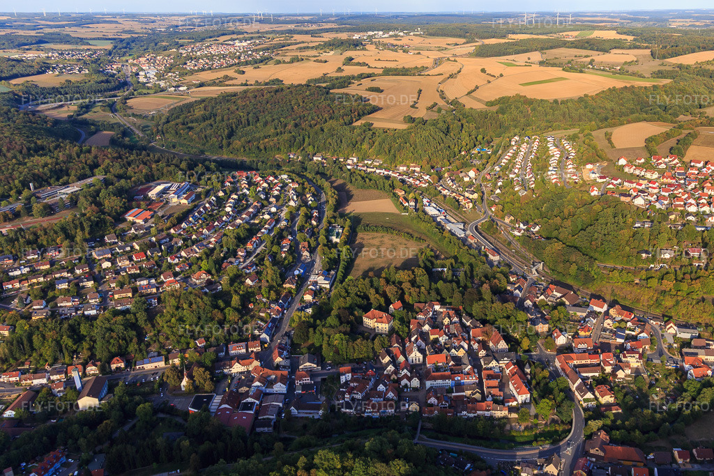 Luftbild: Ob. Austr in Adelsheim im Bundesland Baden-Württemberg in Deutschland. Foto: IMG_111469.jpg vom 09.09.2018 durch Werner Riehm/FLY-FOTO.de