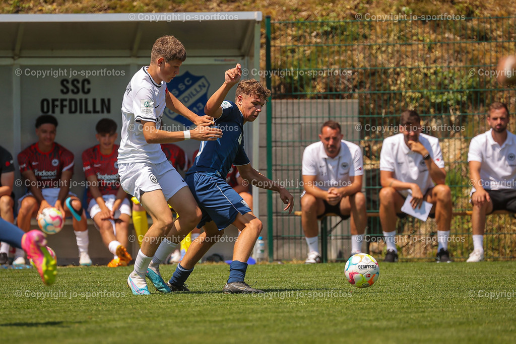 BQ3I5072 | 17.06.2023; Testspiel; Rasenplatz Offdilln; VfL Bochum U17 - Eintracht Frankfurt U17; Ergebnis: 3:1 (1:1)