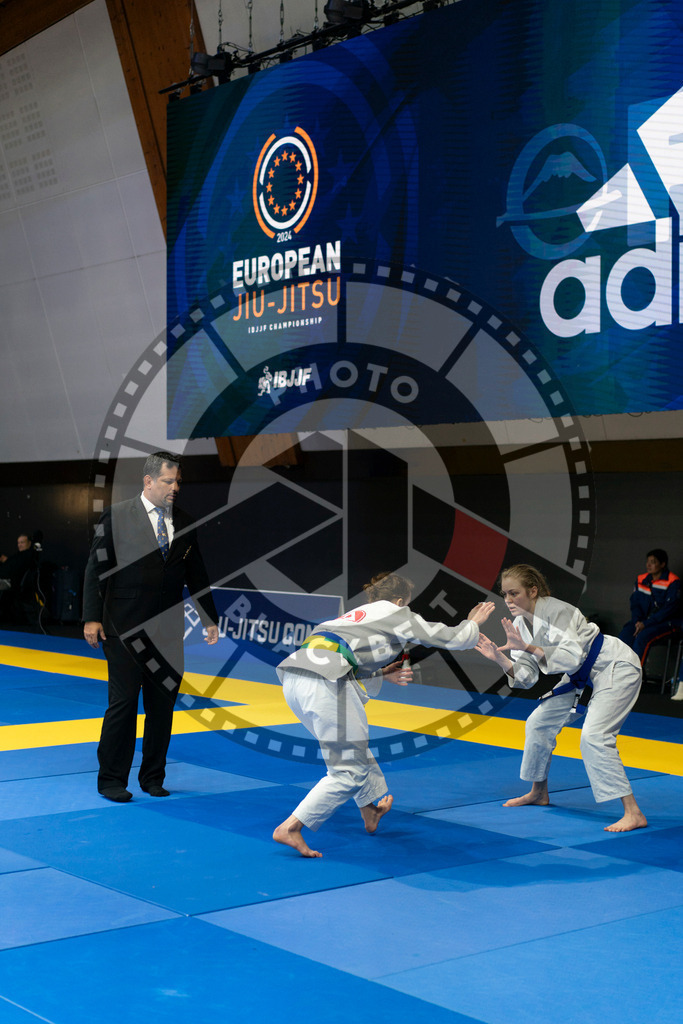 20240119PBB3528 | Fighters compete during the IBJJF European Championship in Paris, France, on January 19, 2024.