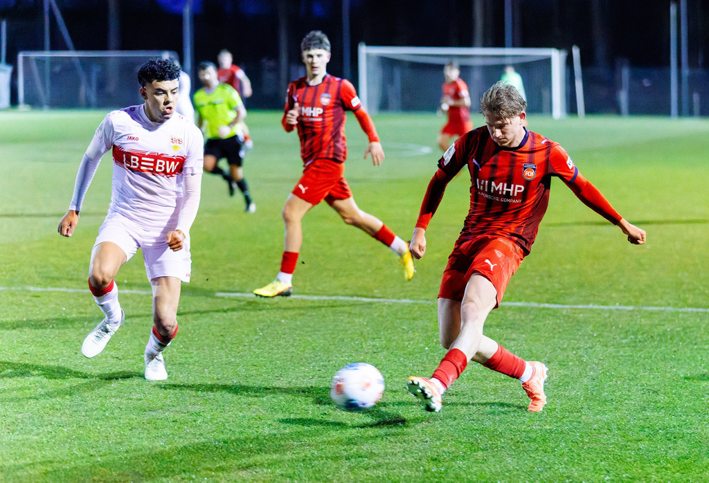 FCHVFB_260325_3-34 | 1.FC Heidenheim 1846 vs. VfB Stuttgart, Fußball, A-Junioren, Verbandspokal, 2025/2026, 25.03.2026 in Heidenheim, Rasenplatz, Walter-Birkhold-Jugendstadion(Foto: Michael Bulling) - Realisiert mit Pictrs.com