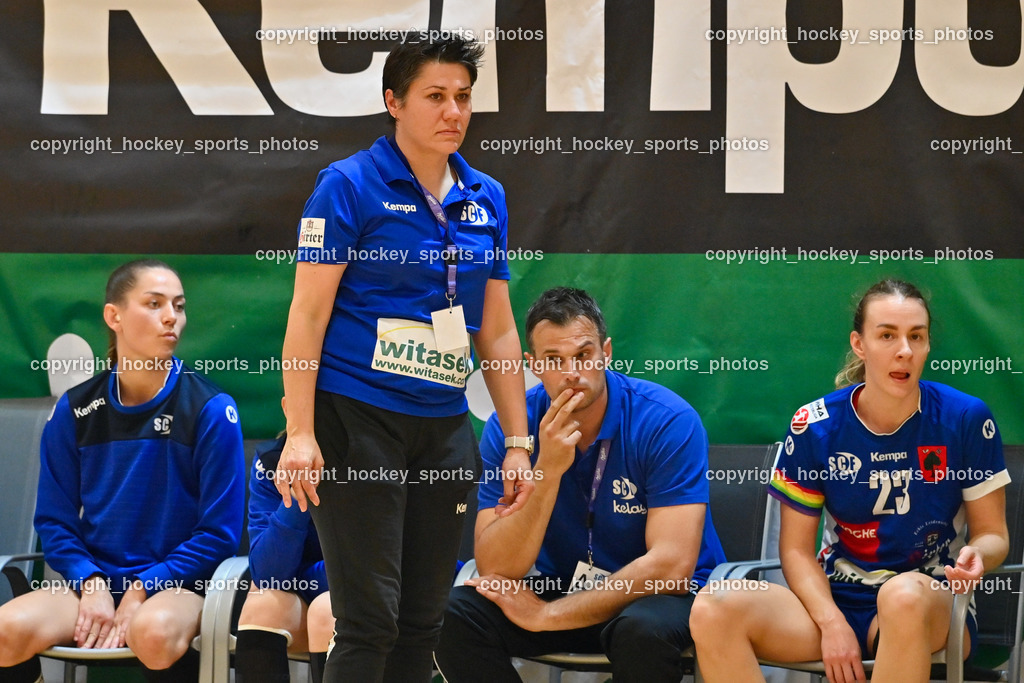 SC Ferlach Damen vs. H71 15.10.2022 | Headcoach SC Ferlach Damen Kanjugovic Iva, Assistentcoach SC Ferlach Damen Barisic Miro, #23 Prevendar Dorotea