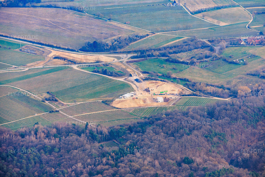 Tunnelportal Ost | Luftbild: Tunnelportal Ost in Bad Bergzabern im Bundesland Rheinland-Pfalz in Deutschland. Foto: IMG_153406.jpg vom 06.03.2026 durch Werner Riehm/FLY-FOTO.de - Realisiert mit Pictrs.com