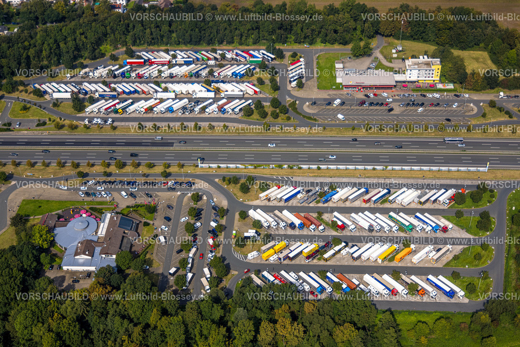 Hamm230900720 | Luftbild, Serways Autobahn-Raststätte Rhynern an der Autobahn A2, Stadtbezirk Rhynern, Hamm, Ruhrgebiet, Nordrhein-Westfalen, Deutschland