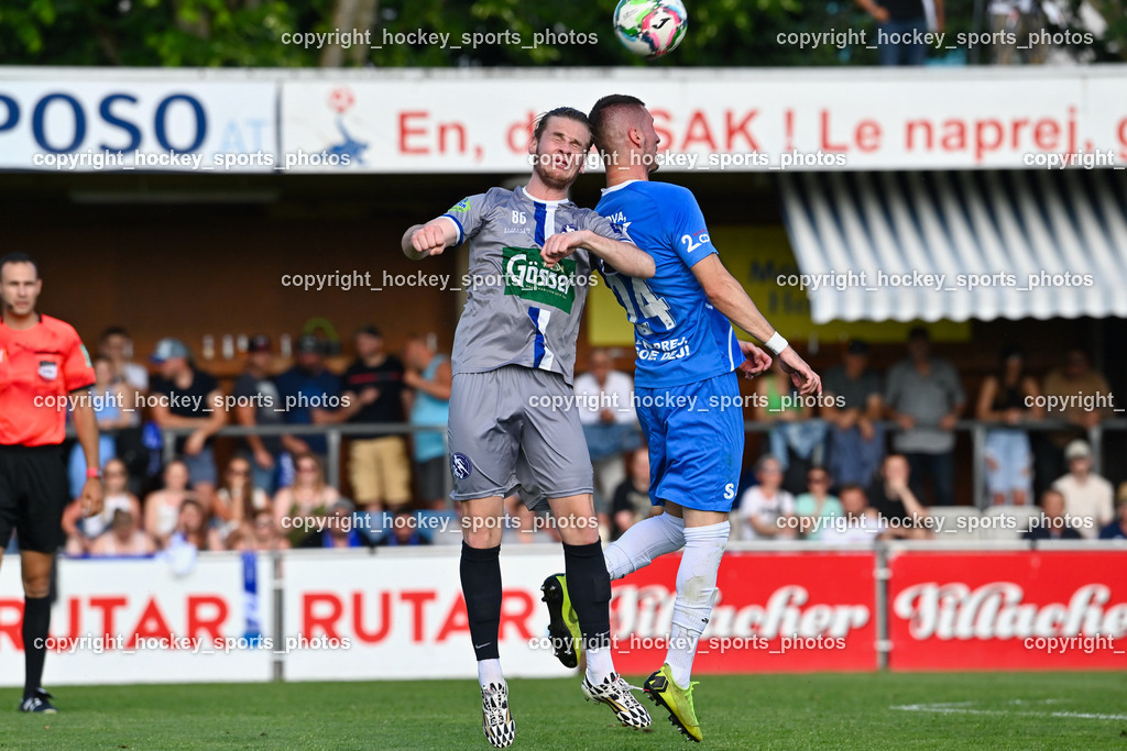 SAK vs. SV Dellach Gail 17.6.2023 | #86 Lukas Fabian Santner, #24 Zoran Vukovic