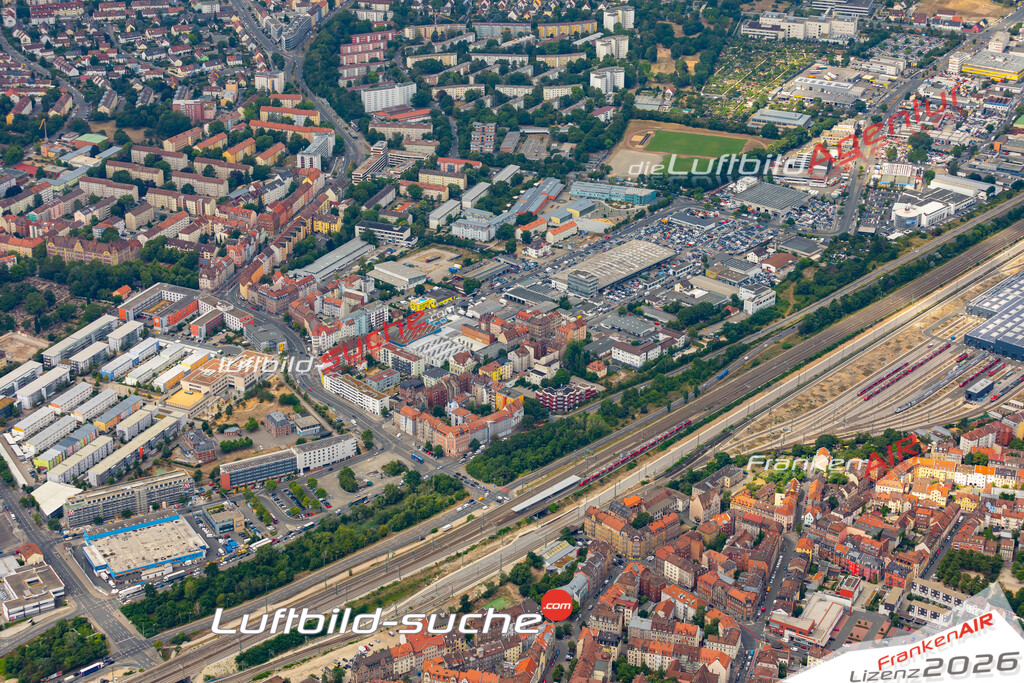 aktuelles Luftbild von Suendersbuehl  Nuernberg - Luftaufnahme wurde 2019 von https://frankenair.de mittels Flugzeug (keine Drohne) erstellt.