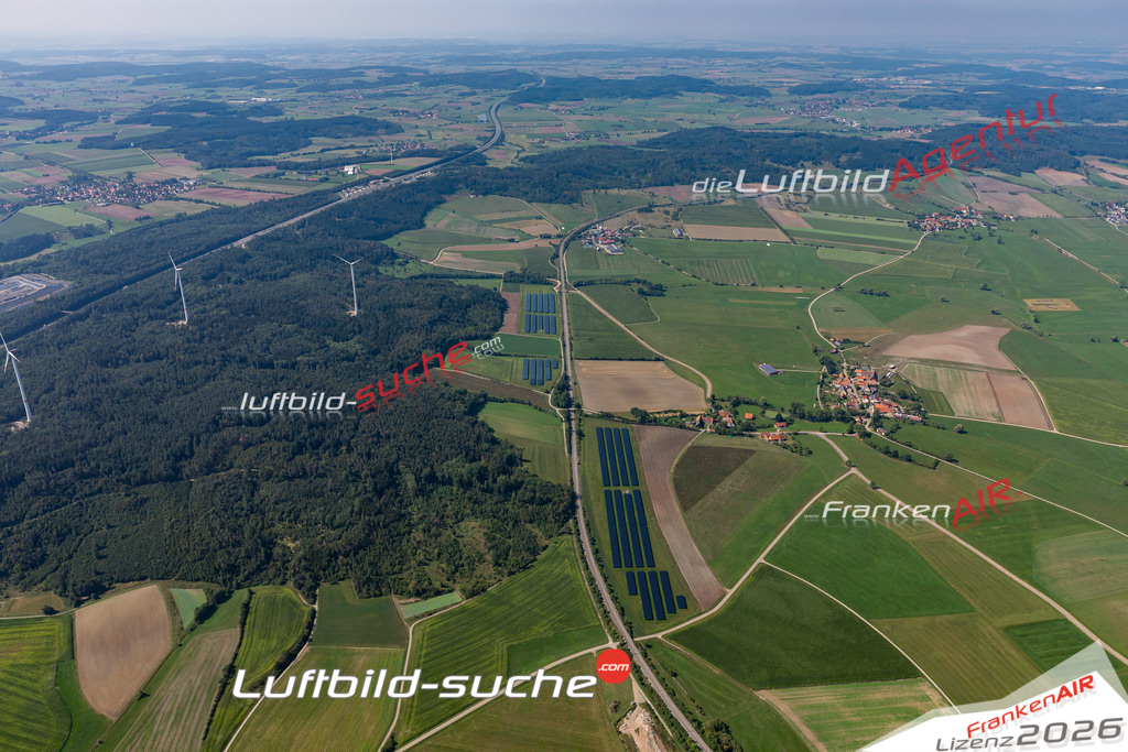 aktuelles Luftbild von Atzenhofen   - Luftaufnahme wurde 2019 von https://frankenair.de mittels Flugzeug (keine Drohne) erstellt.